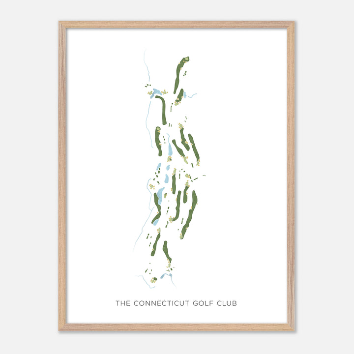 Print of The Connecticut Golf Club Modern Map