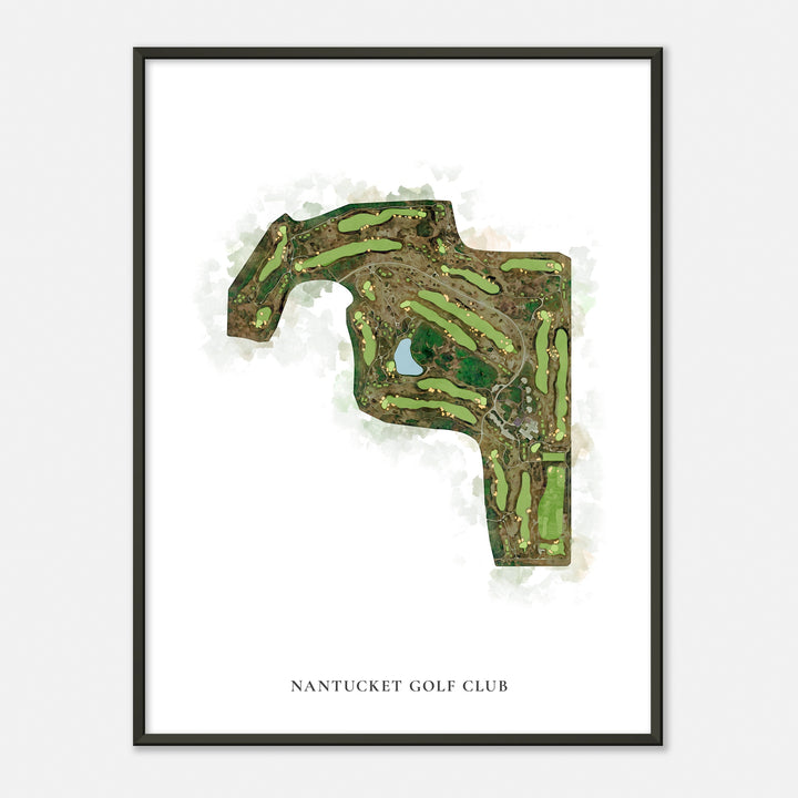 Print of Nantucket Golf Club Classic Map