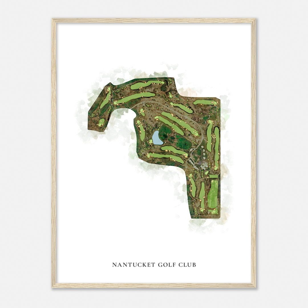 Print of Nantucket Golf Club Classic Map