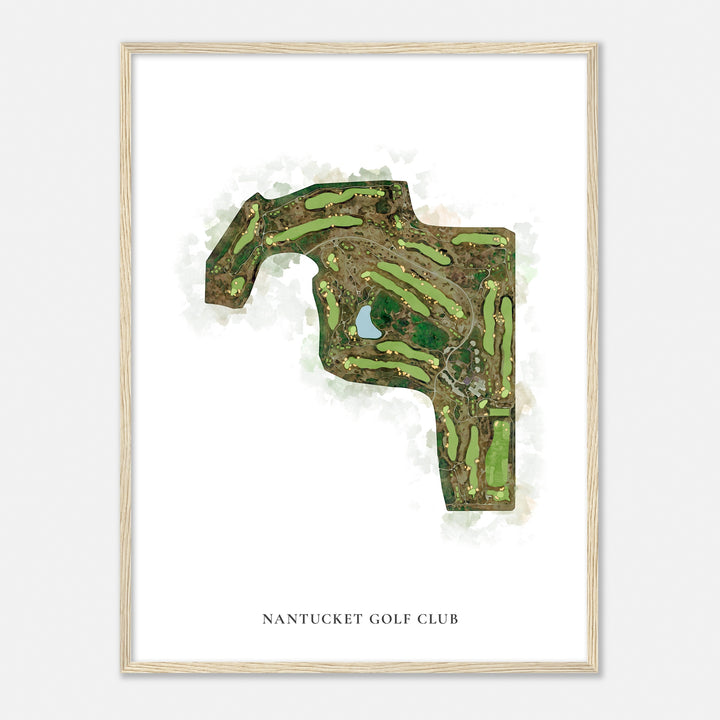 Print of Nantucket Golf Club Classic Map
