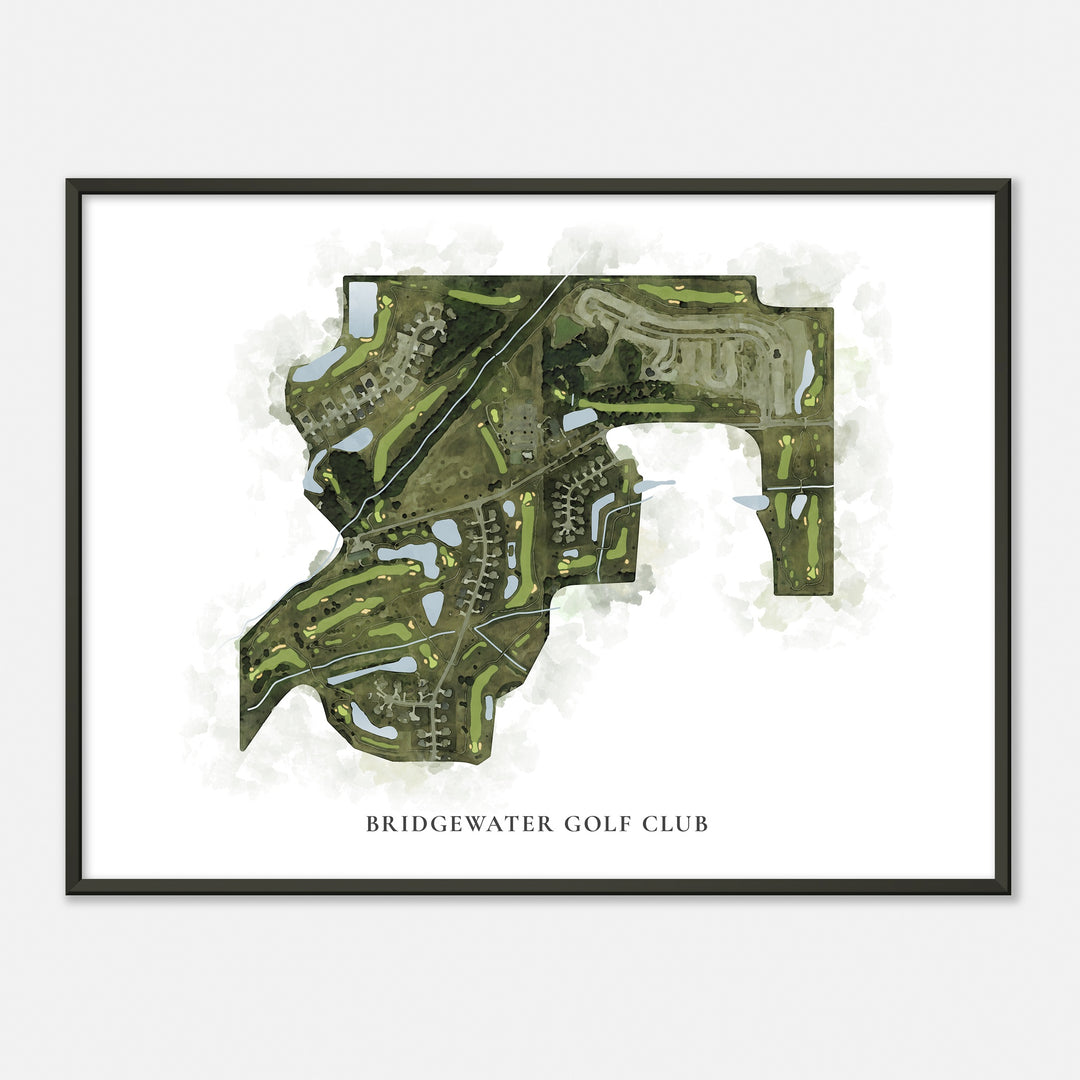 Print of Bridgewater Golf Club Classic Map