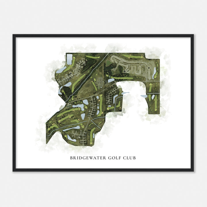 Print of Bridgewater Golf Club Classic Map