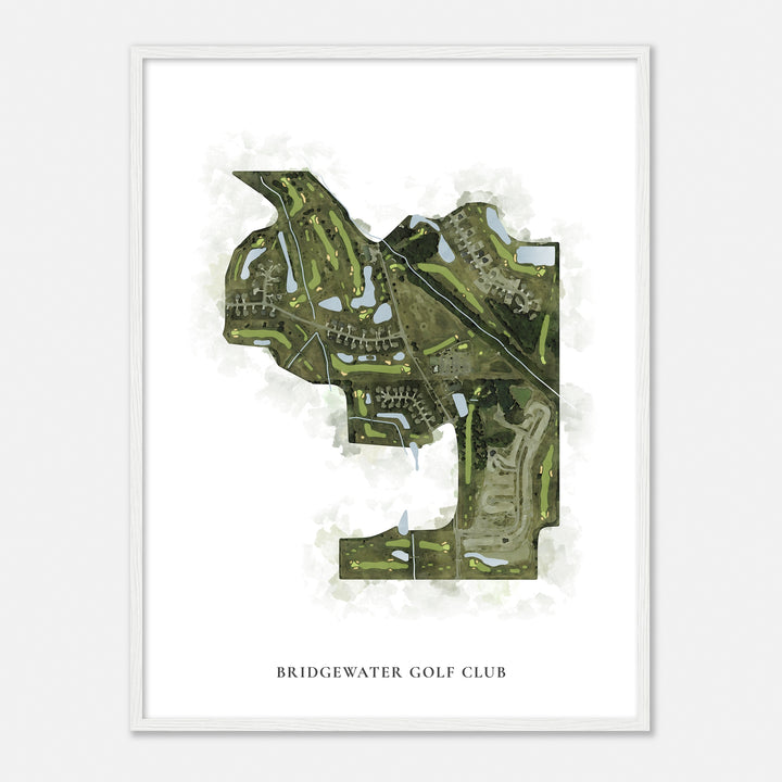 Print of Bridgewater Golf Club Classic Map