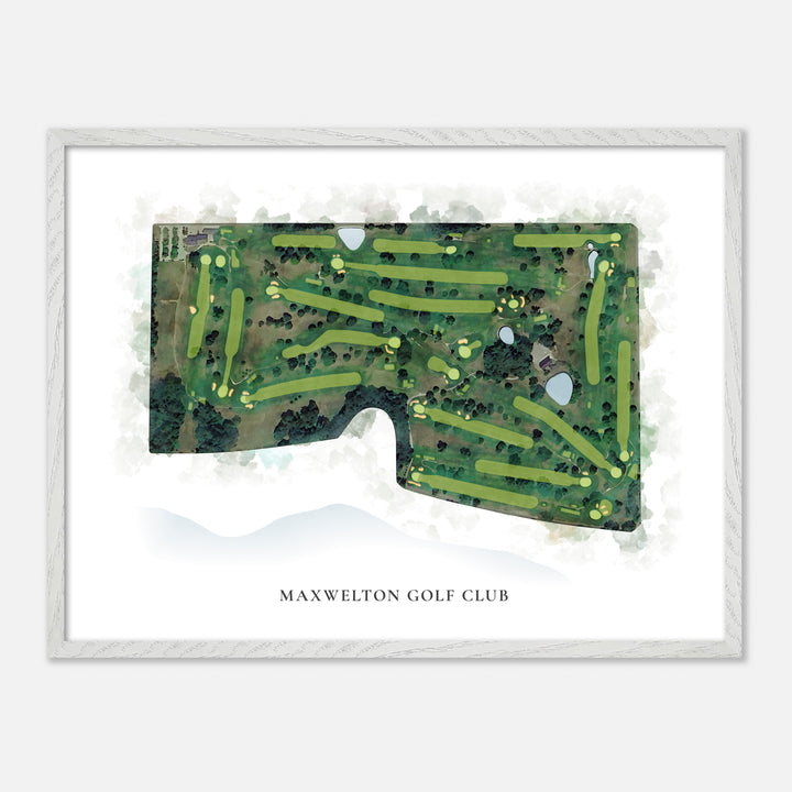 Print of Maxwelton Golf Club Classic Map