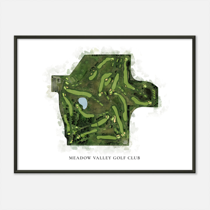 Print of Meadow Valley Golf Club Classic Map