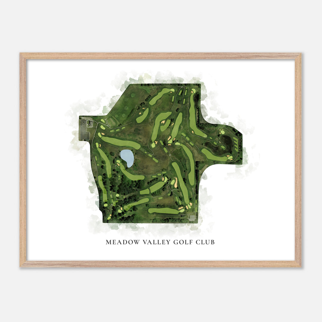 Print of Meadow Valley Golf Club Classic Map