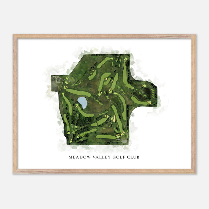 Print of Meadow Valley Golf Club Classic Map