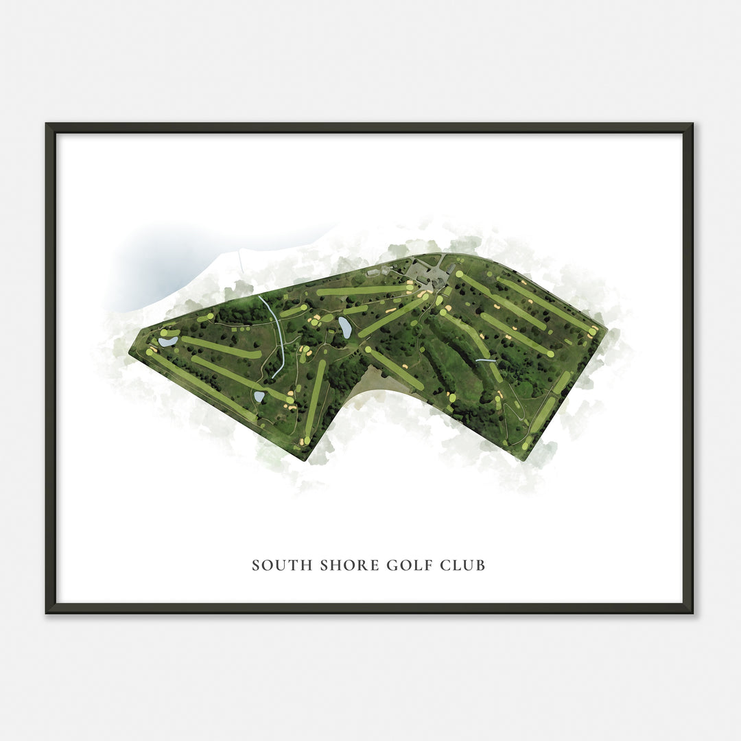 Print of South Shore Golf Club Classic Map