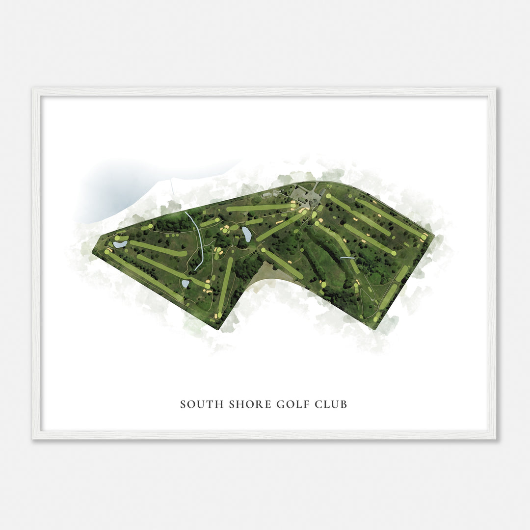 Print of South Shore Golf Club Classic Map