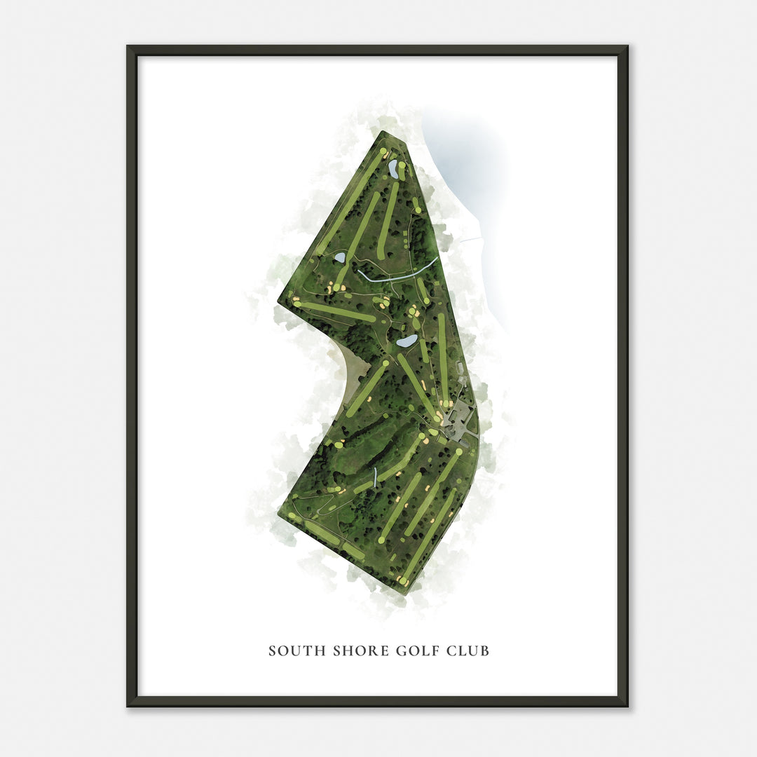 Print of South Shore Golf Club Classic Map