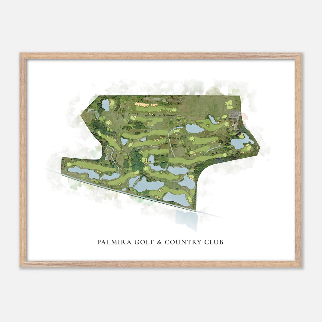 Print of Palmira Golf &amp; Country Club Classic Map