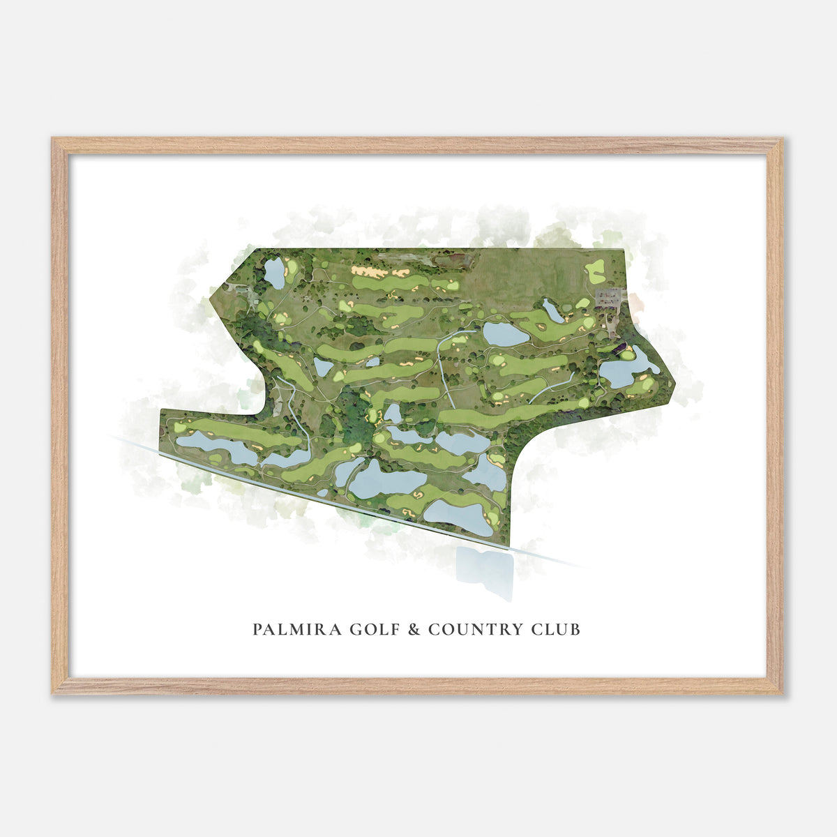 Print of Palmira Golf & Country Club Classic Map