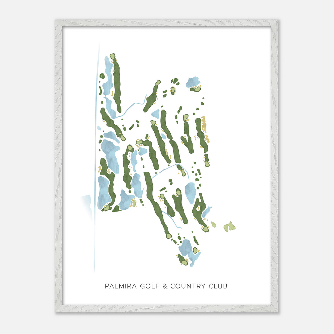 Print of Palmira Golf &amp; Country Club Modern Map