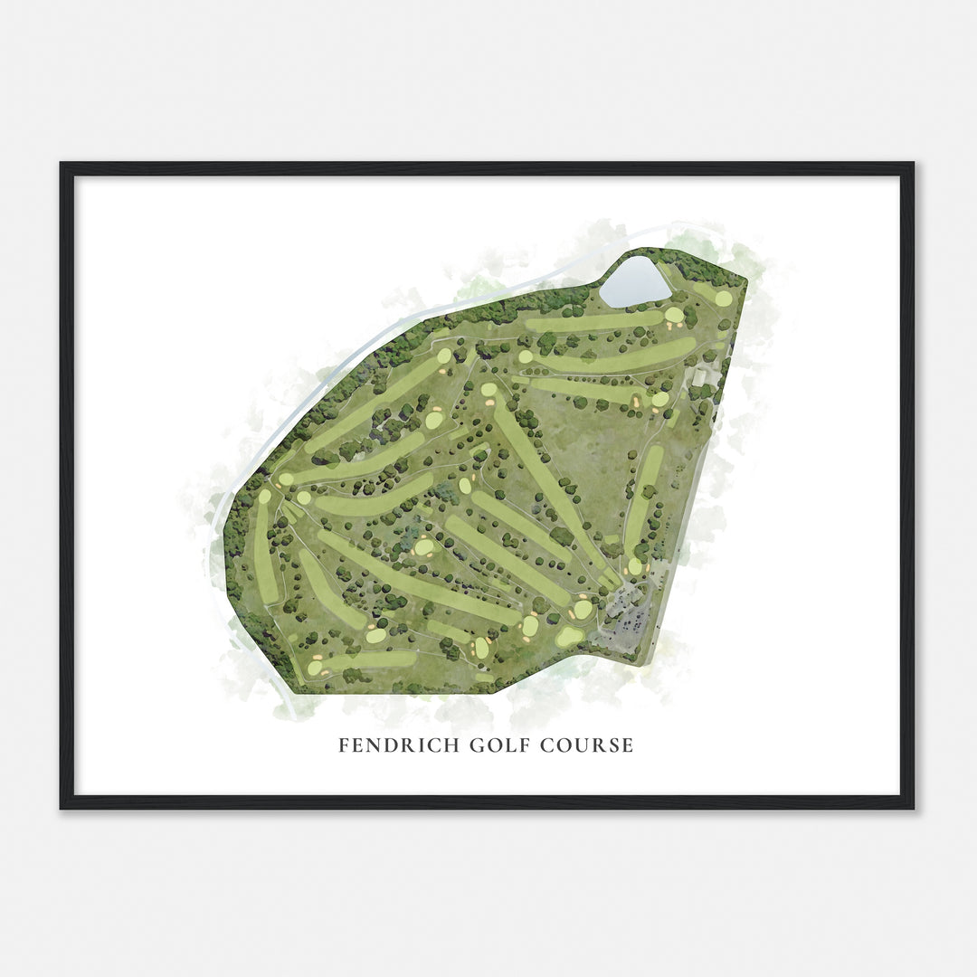 Print of Fendrich Golf Course Classic Map