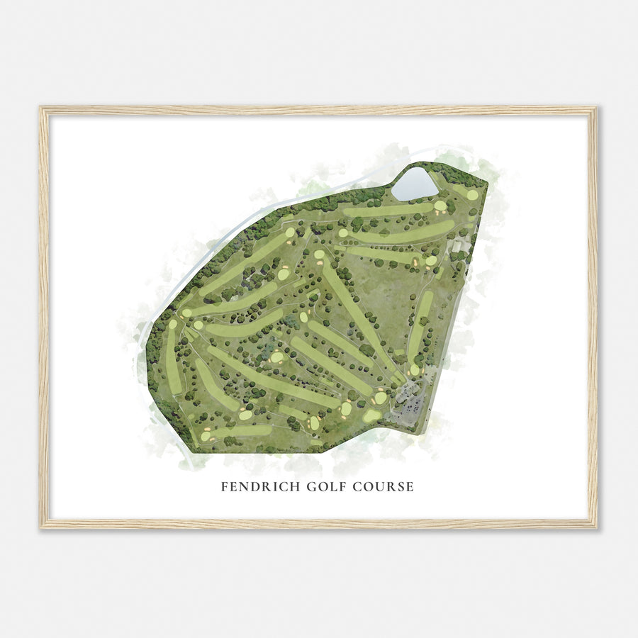 Print of Fendrich Golf Course Classic Map