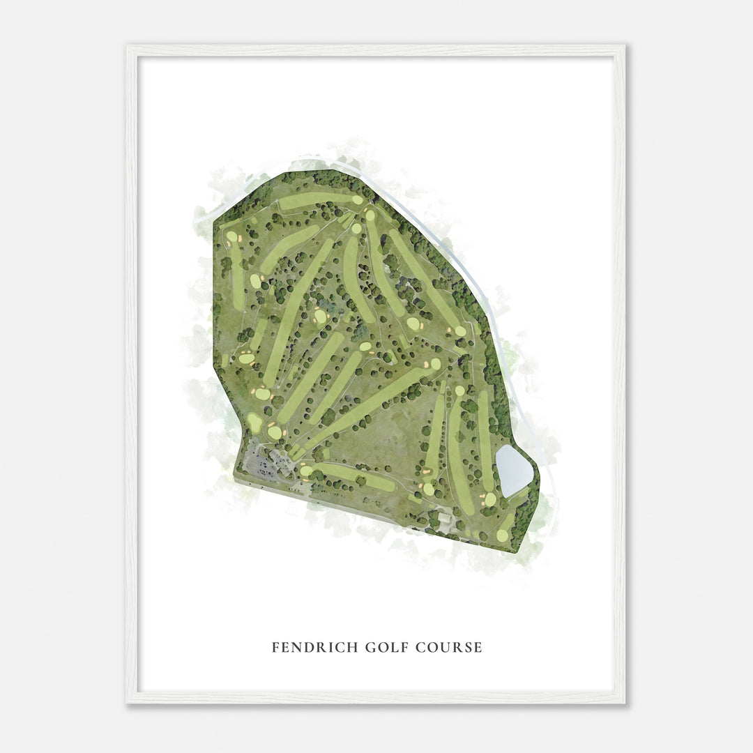 Print of Fendrich Golf Course Classic Map