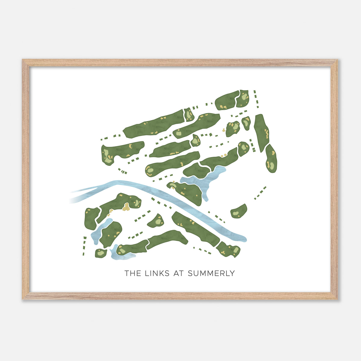 Print of The Links At Summerly Modern Map