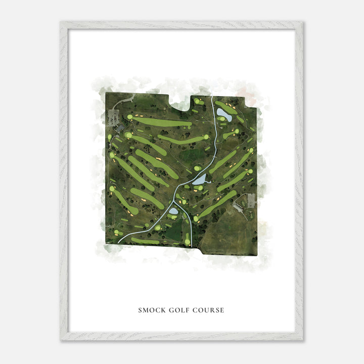 Print of Smock Golf Course Classic Map