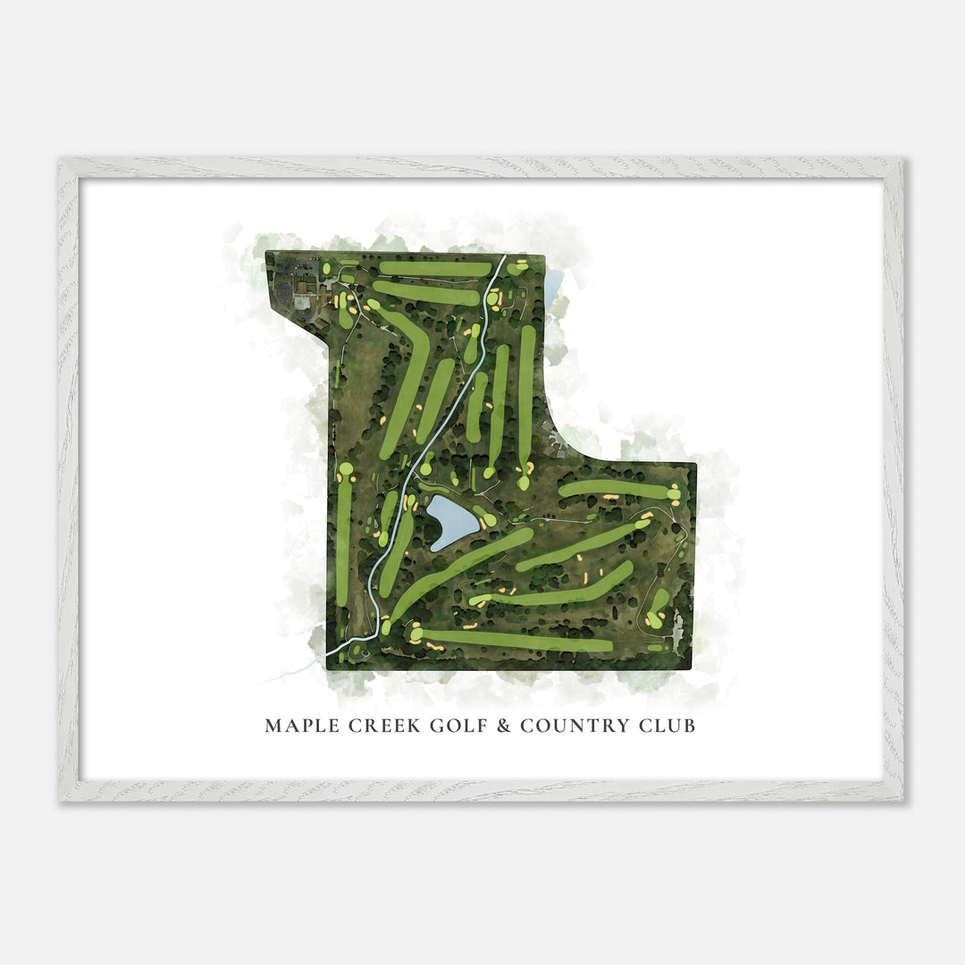 Print of Maple Creek Golf & Country Club Classic Map
