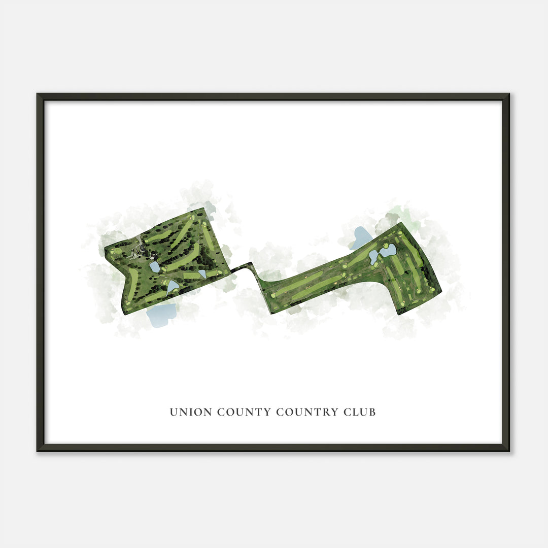 Print of Union County Country Club Classic Map