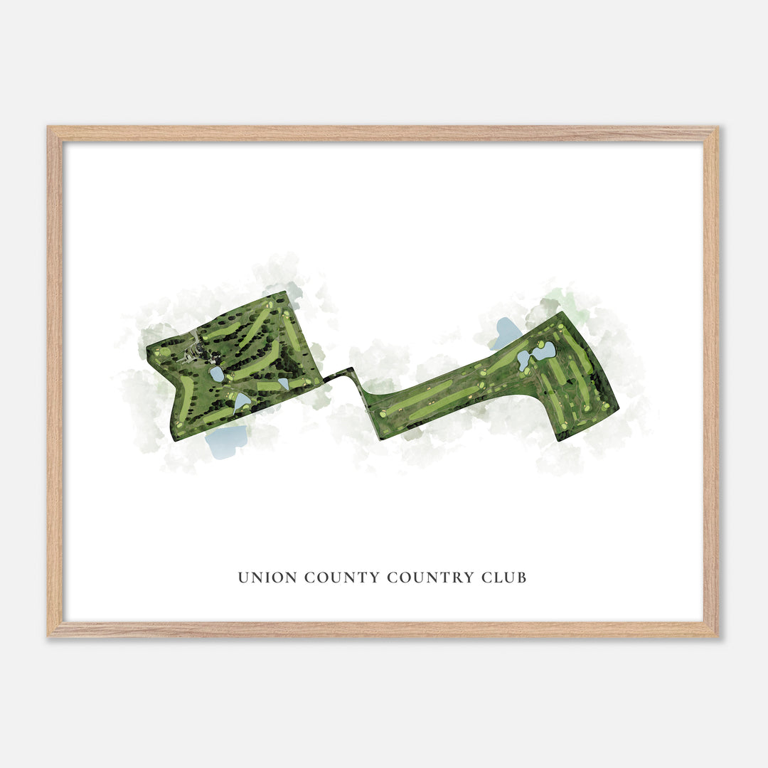 Print of Union County Country Club Classic Map