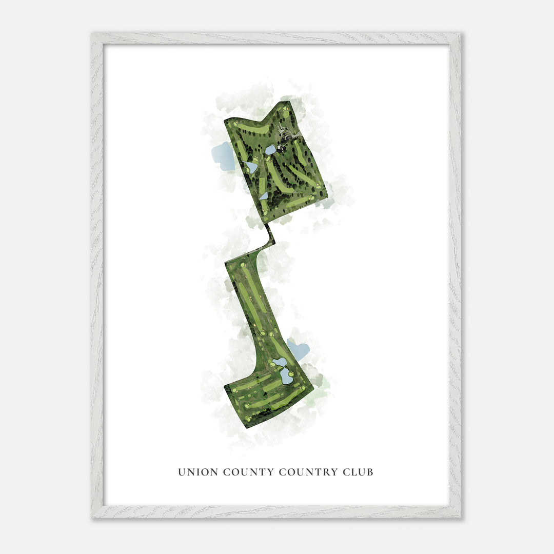 Print of Union County Country Club Classic Map