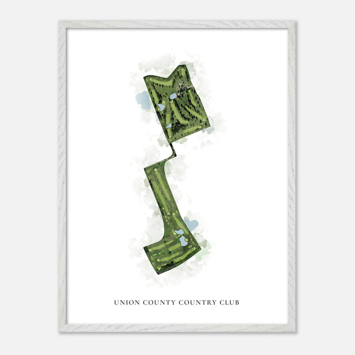 Print of Union County Country Club Classic Map