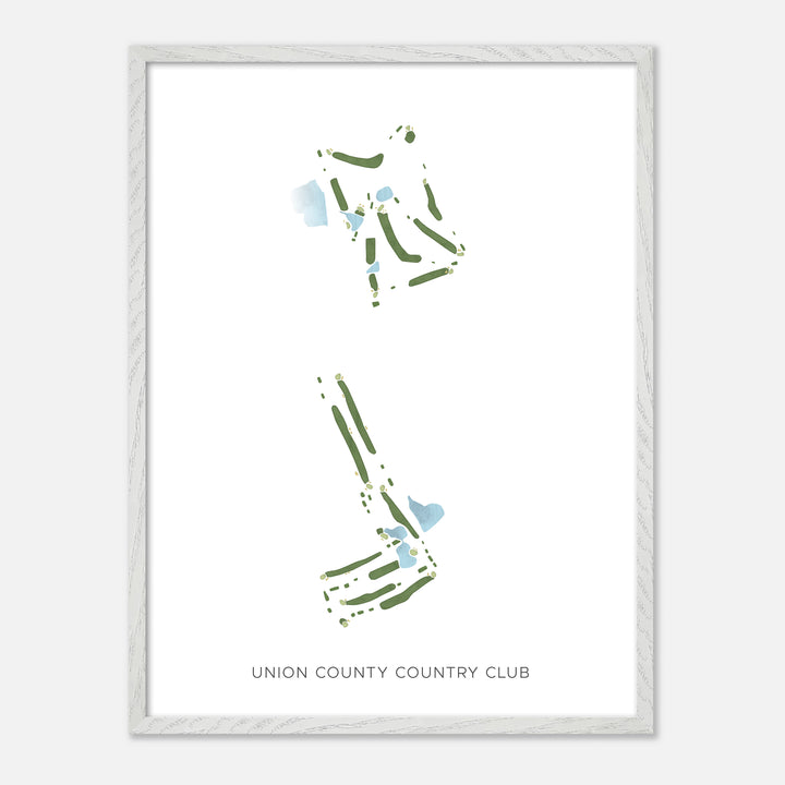 Print of Union County Country Club Modern Map