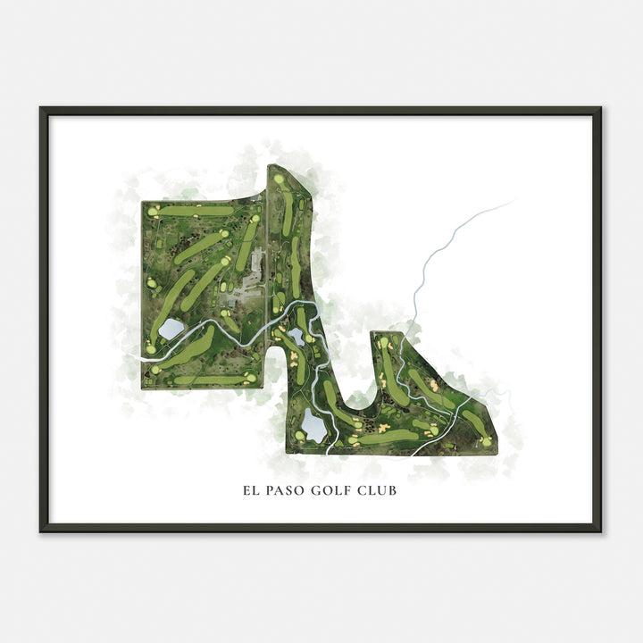 Print of El Paso Golf Club Classic Map