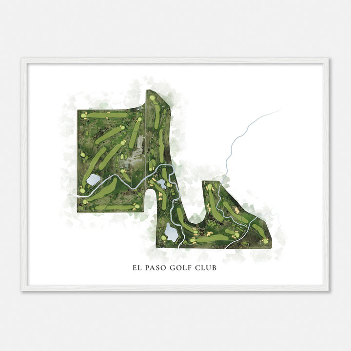 Print of El Paso Golf Club Classic Map