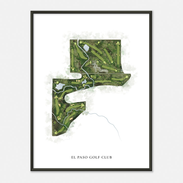 Print of El Paso Golf Club Classic Map