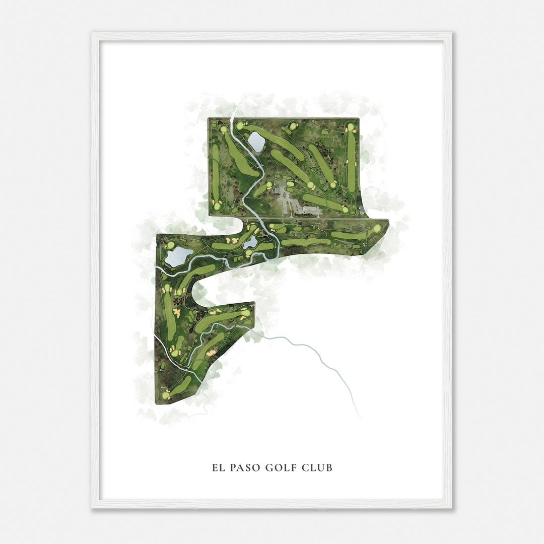 Print of El Paso Golf Club Classic Map