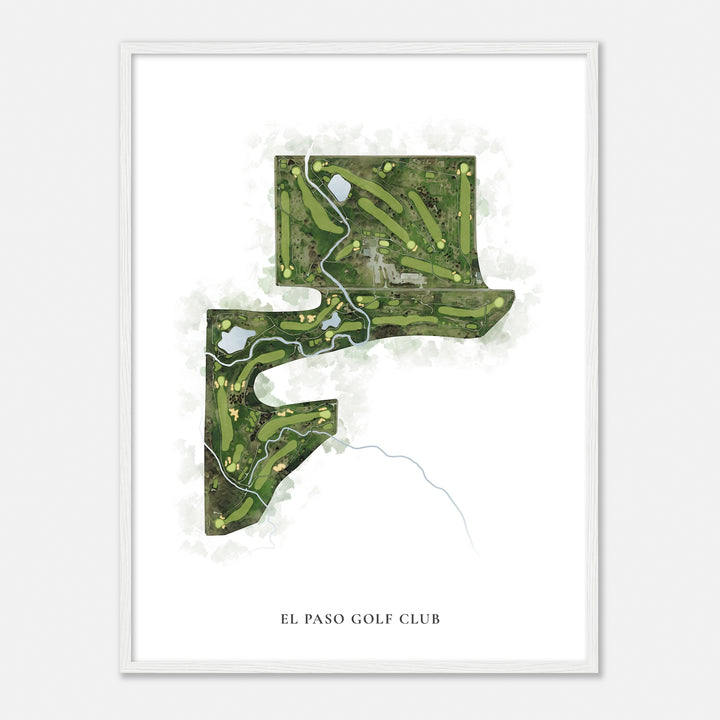 Print of El Paso Golf Club Classic Map