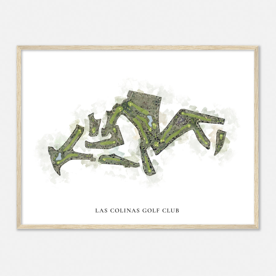 Print of Las Colinas Golf Club Classic Map