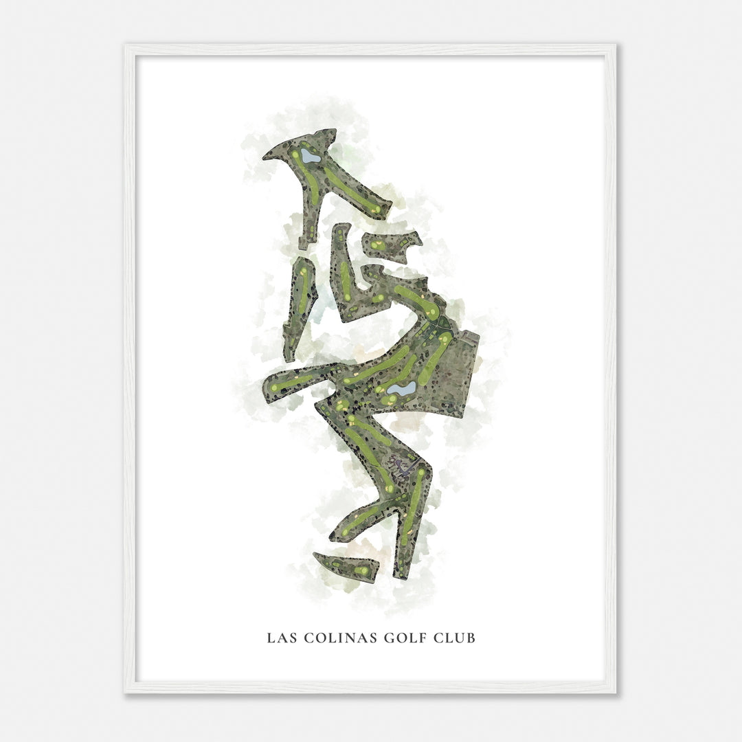 Print of Las Colinas Golf Club Classic Map