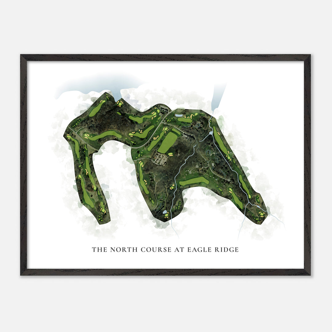 Print of The North Course At Eagle Ridge Classic Map