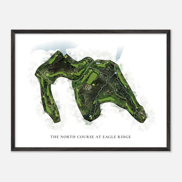 Print of The North Course At Eagle Ridge Classic Map