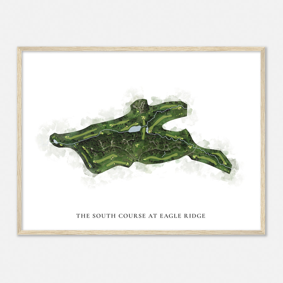 Print of The South Course At Eagle Ridge Classic Map