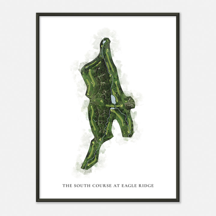 Print of The South Course At Eagle Ridge Classic Map