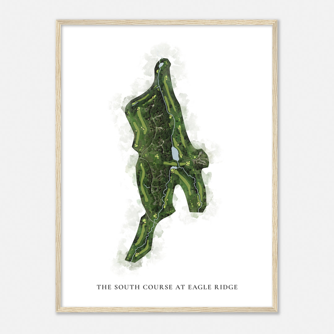 Print of The South Course At Eagle Ridge Classic Map