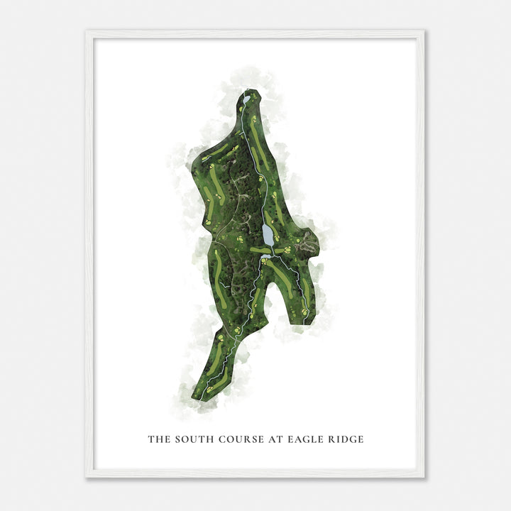 Print of The South Course At Eagle Ridge Classic Map