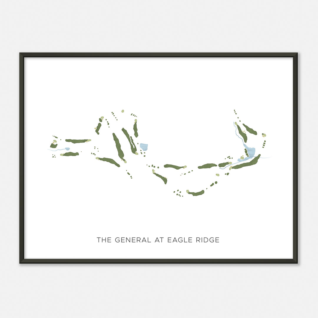 Print of The General At Eagle Ridge Modern Map