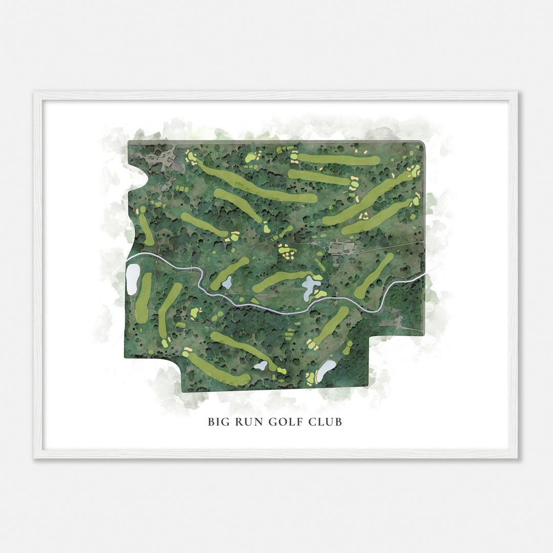 Print of Big Run Golf Club Classic Map