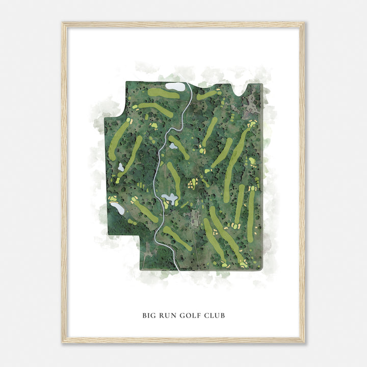 Print of Big Run Golf Club Classic Map