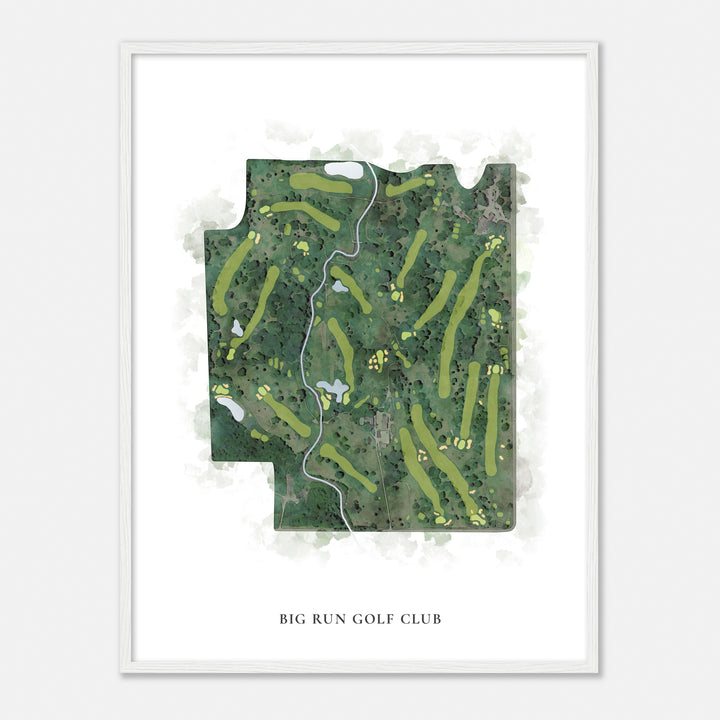 Print of Big Run Golf Club Classic Map