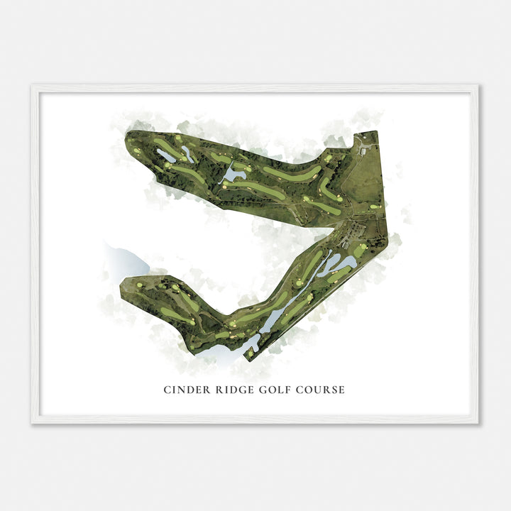 Print of Cinder Ridge Golf Course Classic Map