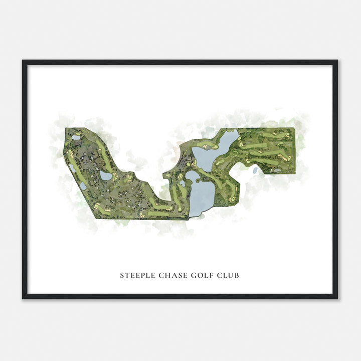 Print of Steeple Chase Golf Club Classic Map