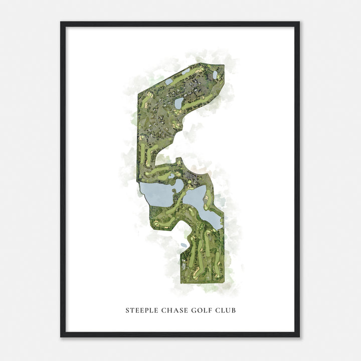 Print of Steeple Chase Golf Club Classic Map