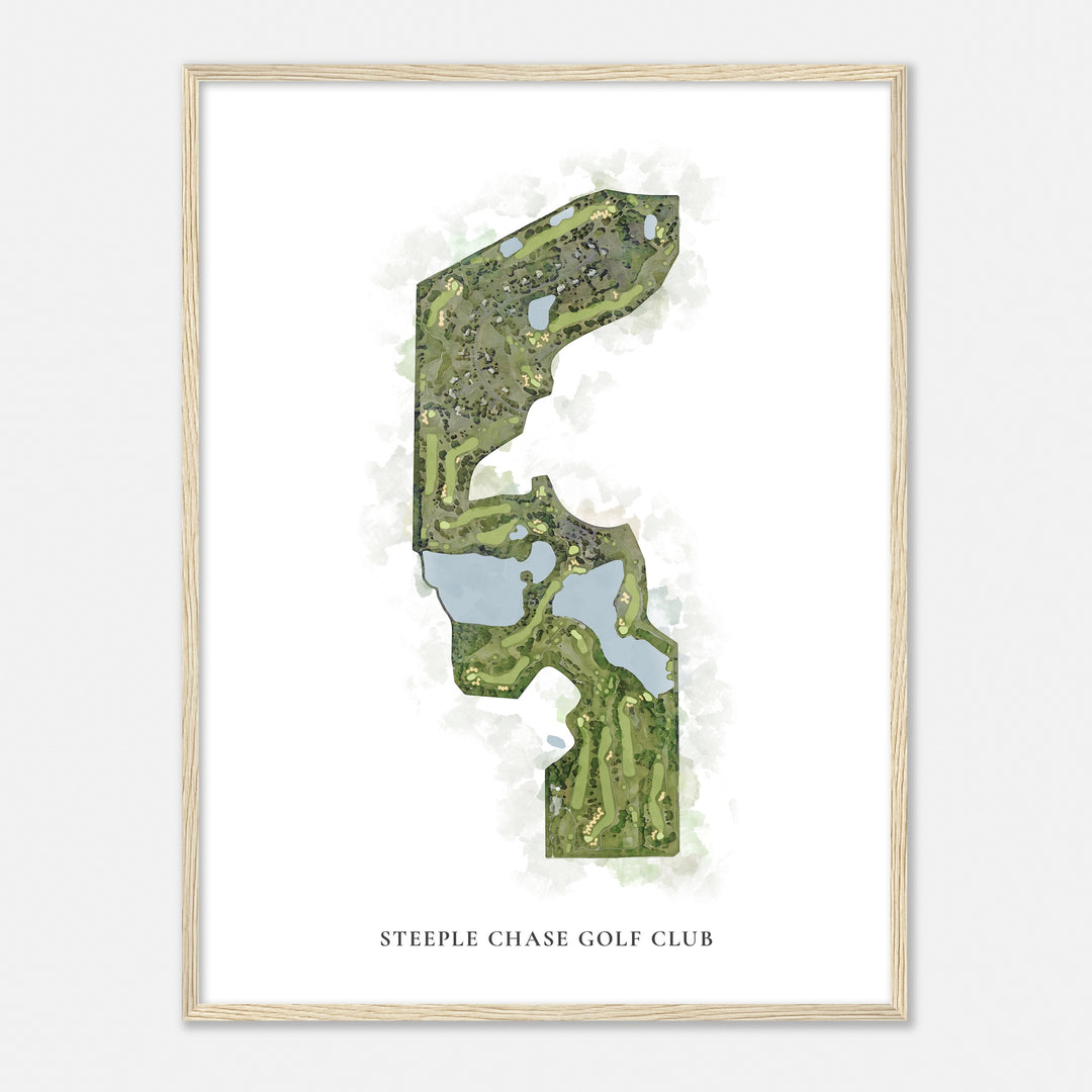 Print of Steeple Chase Golf Club Classic Map