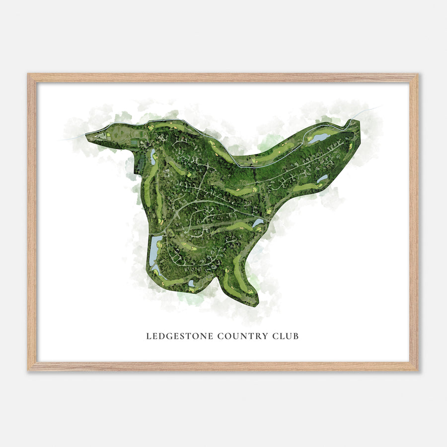 Print of Ledgestone Country Club Classic Map